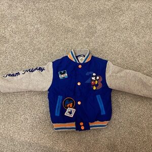 Disney Blue and White Jacket Mickey Mouse